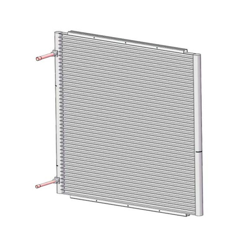 SC-1200 460*431.3mm Penukar Panas Kumparan Kondensor Tabung Microchannel Untuk Pendingin